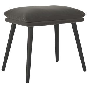 vidaXL Repose-pied Gris fonc&eacute; 45x29,5x35 cm Velours