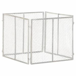 vidaXL Composteur de jardin 85x85x70 cm Fer galvanis&eacute;