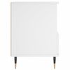 vidaXL Tables de chevet 2 pcs blanc 40x35x50 cm bois d’ingénierie