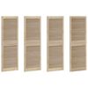 vidaXL Porte de Cabinet avec porte 4 pcs Naturel 49,5 x 2,1 x 140,5 cm