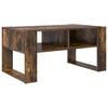 vidaXL Table basse Ch&ecirc;ne fum&eacute; 92 x 53 x 45 cm Bois d'ing&eacute;nierie