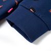 Sweatshirt &agrave; capuche pour enfants bleu marine 128