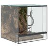 vidaXL Terrarium avec stockage Transparent 30 x 30 x 30 cm Verre