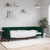 vidaXL Lit de repos sans matelas vert fonc&eacute; 100x200 cm velours