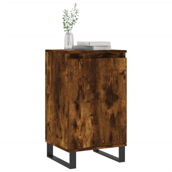 vidaXL Buffet ch&ecirc;ne fum&eacute; 40x35x70 cm bois d'ing&eacute;nierie
