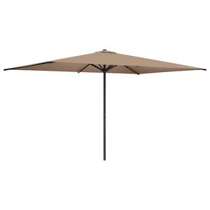 vidaXL Parasol de jardin 200 x 300 cm Polyester Rectangulaire Taupe