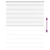 vidaXL Store enrouleur tamisant 140 x 175 cm blanc