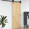 vidaXL Porte NARVIK 95x210 cm bois massif de pin