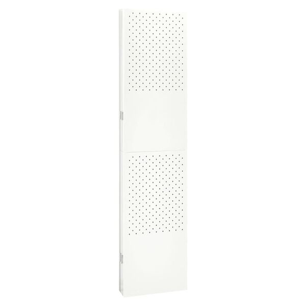 vidaXL Cloison de séparation 6 panneaux Blanc 240x180 cm Acier