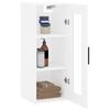 vidaXL Armoire murale blanc 34,5x34x90 cm