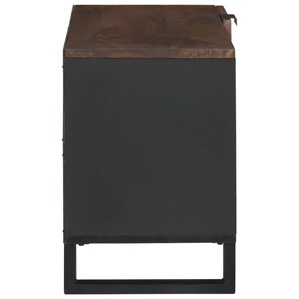 vidaXL Unites TV Noyer 80 x 33 x 46 cm Bois d'ing&eacute;nierie