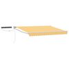 vidaXL Auvent r&eacute;tractable &eacute;lectrique Sable 5 x 3 m