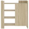 vidaXL Buffet ch&ecirc;ne sonoma 73,5x35x75 cm bois d'ing&eacute;nierie