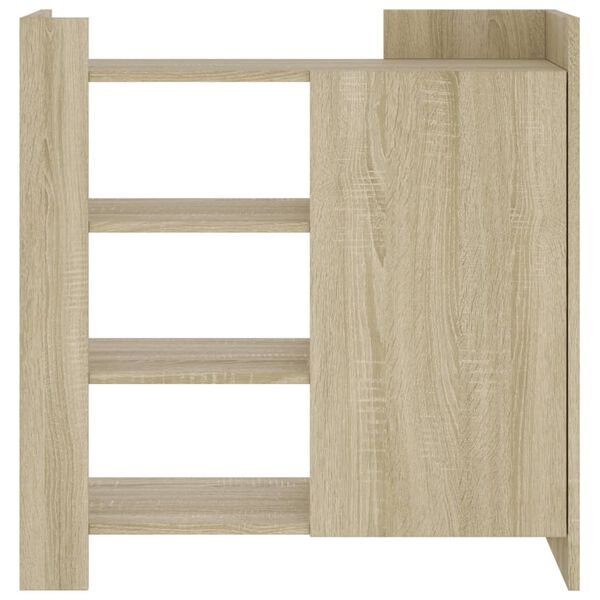 vidaXL Buffet ch&ecirc;ne sonoma 73,5x35x75 cm bois d'ing&eacute;nierie