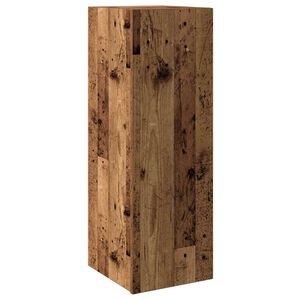 vidaXL Meuble mural vieux bois 30,5x30x90 cm bois d'ing&eacute;nierie