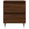 vidaXL Tables de chevet 2 pcs ch&ecirc;ne marron 40x35x50 cm bois ing&eacute;nierie