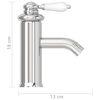 vidaXL Robinet de lavabo de salle de bain Finition chrom&eacute;e 130x180 mm