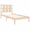 vidaXL Cadre de lit sans matelas 90x200 cm bois de pin massif