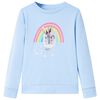 Sweatshirt pour enfants bleu clair 116