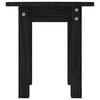 vidaXL Table basse Noir Ø 35x35 cm Bois massif de pin