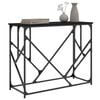 vidaXL Table console noir 100x40x80 cm bois d'ingénierie