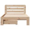 vidaXL Cadre de lit sans matelas 90x190 cm bois de pin massif