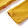 T-shirt enfants &agrave; manches longues ocre fonc&eacute; 116