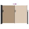 vidaXL Auvent lat&eacute;ral r&eacute;tractable taupe 140x300 cm