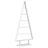 vidaXL Arbre de No&euml;l en m&eacute;tal KUOPIO 90 cm Acier Blanc