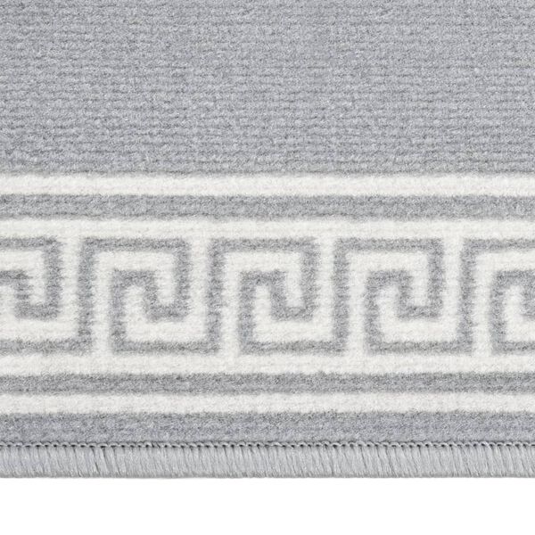 vidaXL Tapis BCF Gris avec motif 80x150 cm