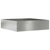 vidaXL Bordure de Pelouse Argent 50 x 50 x 13 cm Acier galvanis&eacute;
