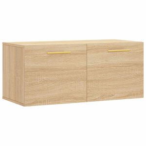 vidaXL Armoire murale ch&ecirc;ne sonoma 80x36,5x35 cm bois d'ing&eacute;nierie