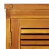 vidaXL Boîte de rangement de jardin 140x87x104 cm bois massif d'acacia