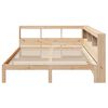 vidaXL Lit biblioth&egrave;que sans matelas 140x190 cm bois de pin massif
