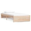 vidaXL Cadre de lit sans matelas bois massif 90x190 cm