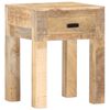vidaXL Table de chevet 40 x 35 x 50 cm Bois de manguier solide