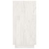 vidaXL Bibliothèque Blanc 80x35x71 cm Bois de pin massif