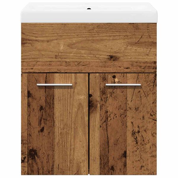 vidaXL Ensemble de meubles salle de bain 2 pcs bois d'ing&eacute;nierie