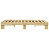 vidaXL Cadre de lit sans matelas 120x200 cm bois massif de ch&ecirc;ne