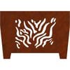 vidaXL Braise Marron 60 x 60 x 40 cm Acier