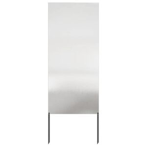 vidaXL &Eacute;cran de confidentialit&eacute; de jardin Fretwork Argent&eacute; 50 x 140 cm