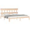 vidaXL Cadre de lit sans matelas 200x200 cm bois massif de pin