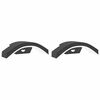 vidaXL Appliques murales LED d'ext&eacute;rieur avec capteurs 2 pcs noir