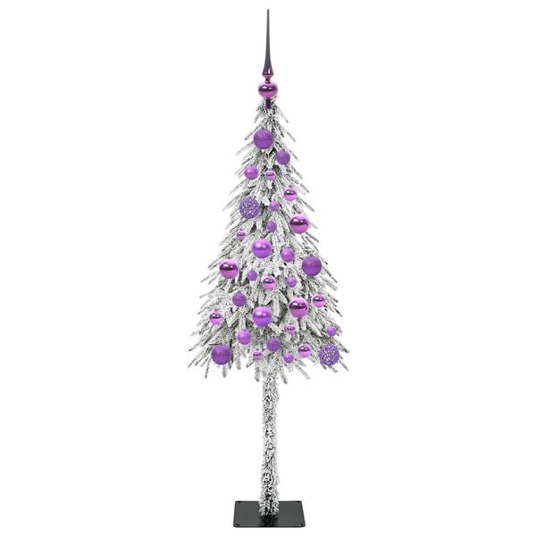 vidaXL Sapin de No&euml;l avec 150 LED Blanc 120 cm PE et Acier