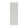 vidaXL Store pliss&eacute; gris clair 50x150 cm largeur du tissu 49,4 cm