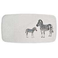RIDDER Tapis de bain Zebra 38x72 cm blanc et noir