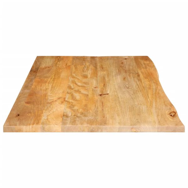 vidaXL Dessus de table &agrave; bord vivant 120x60x2,5cm bois massif manguier