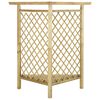 vidaXL Pergola d'angle avec banc 166x81x174 cm Bois de pin imprégné