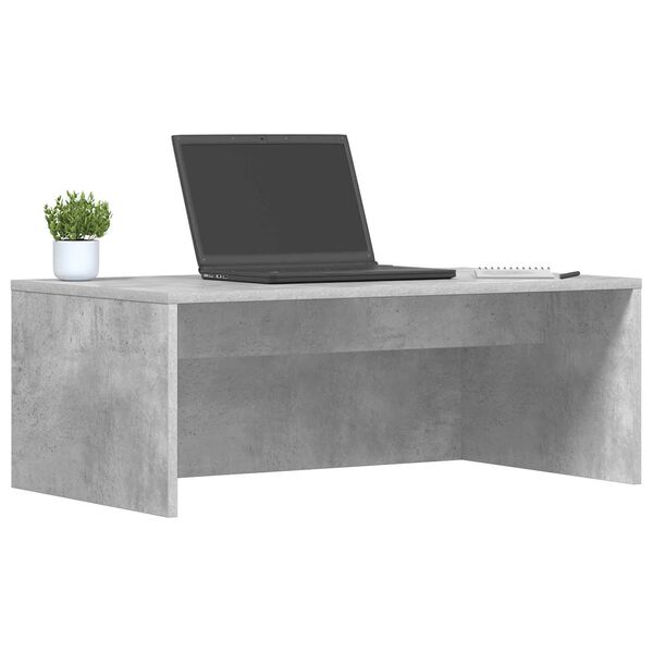 vidaXL Bureau mural Gris b&eacute;ton 80 x 45 x 30 cm Bois d'ing&eacute;nierie