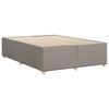 vidaXL Cadre de lit sans matelas taupe 140x200 cm tissu